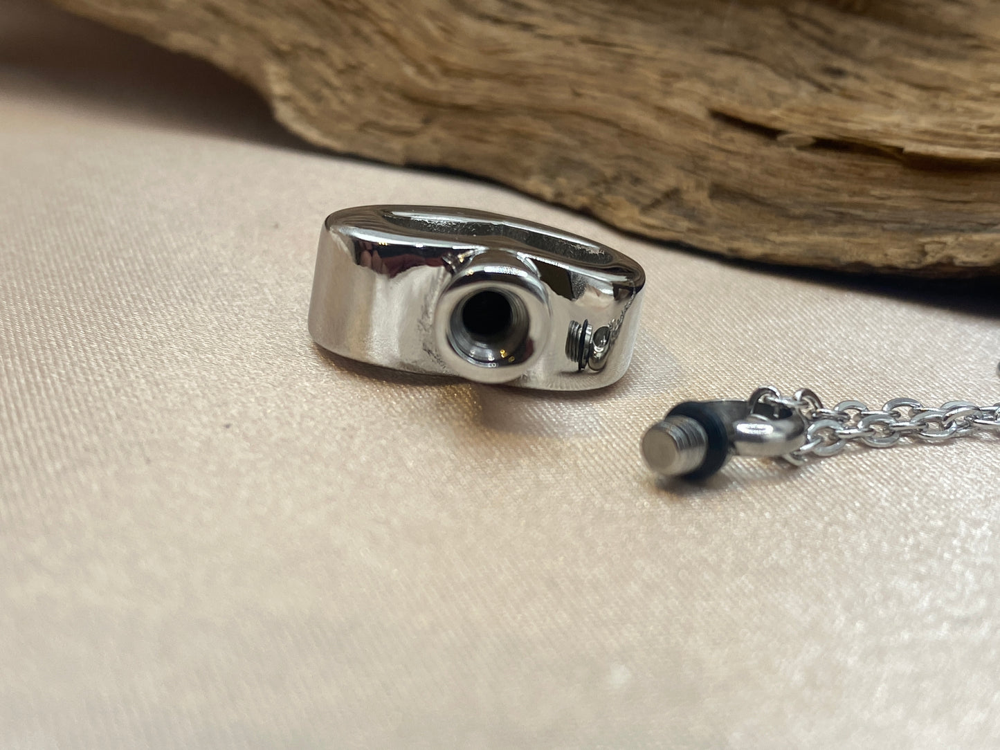 Open Heart Cremation Necklace for Ashes | Stainless Steel Memorial Pendant | Keepsake Urn Jewelry | Sympathy Gift for Loved One