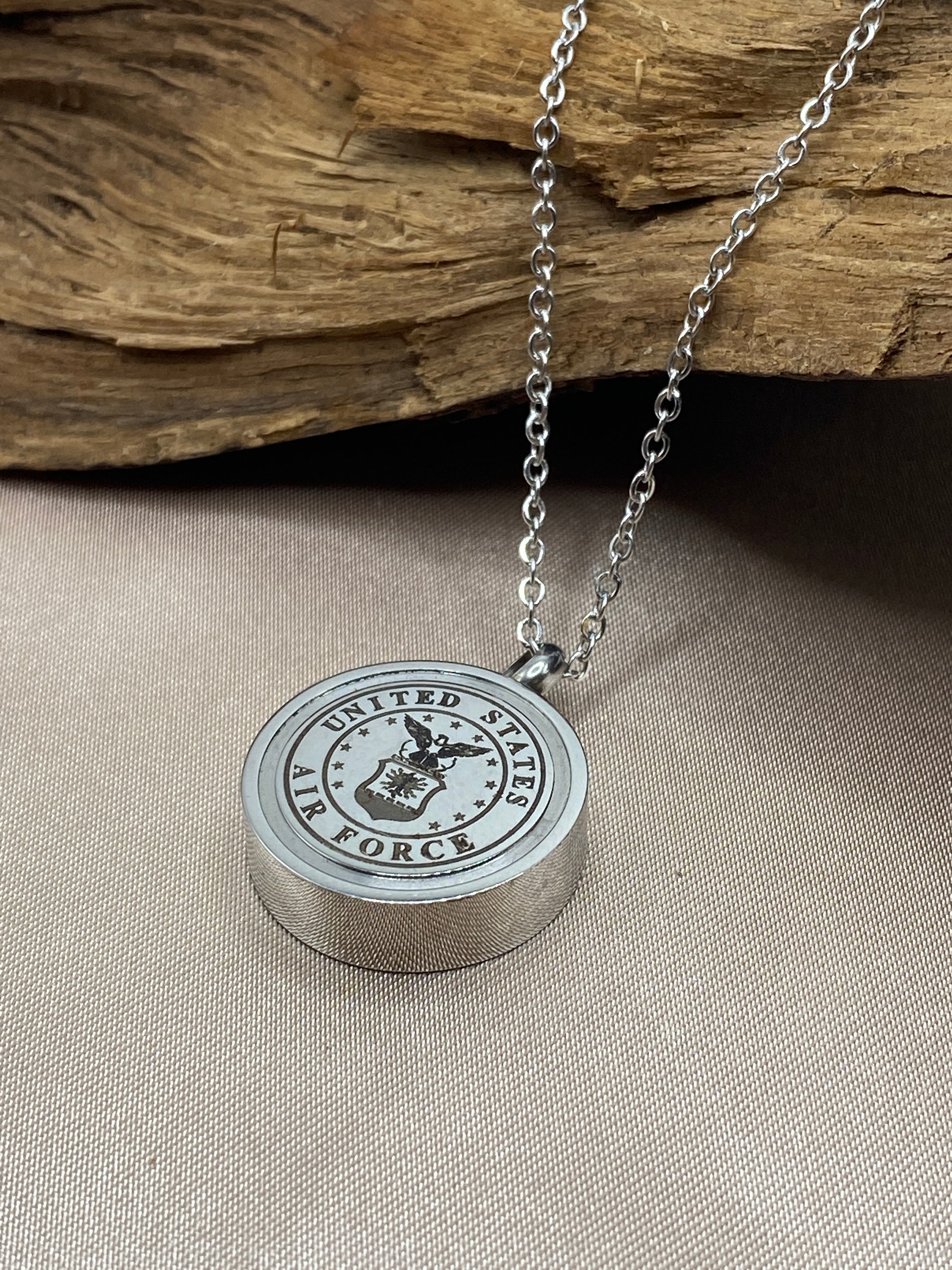 US Air Force cremation pendant necklace