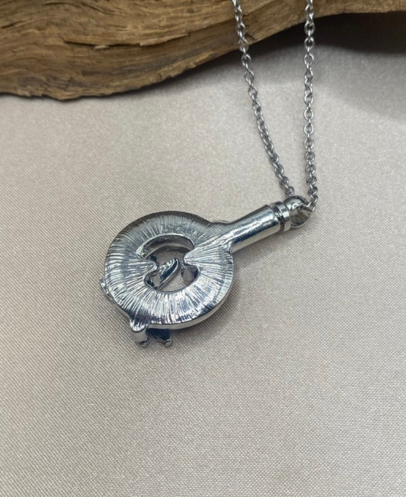 Dragonfly Urn Necklace – Iridescent Memorial Pendant for Ashes
