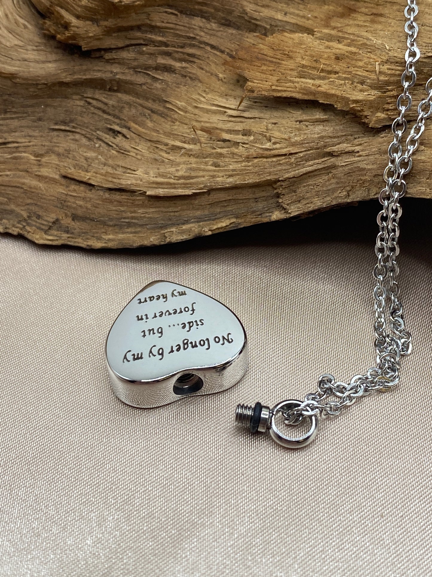 Openable pendant for human or pet ashes