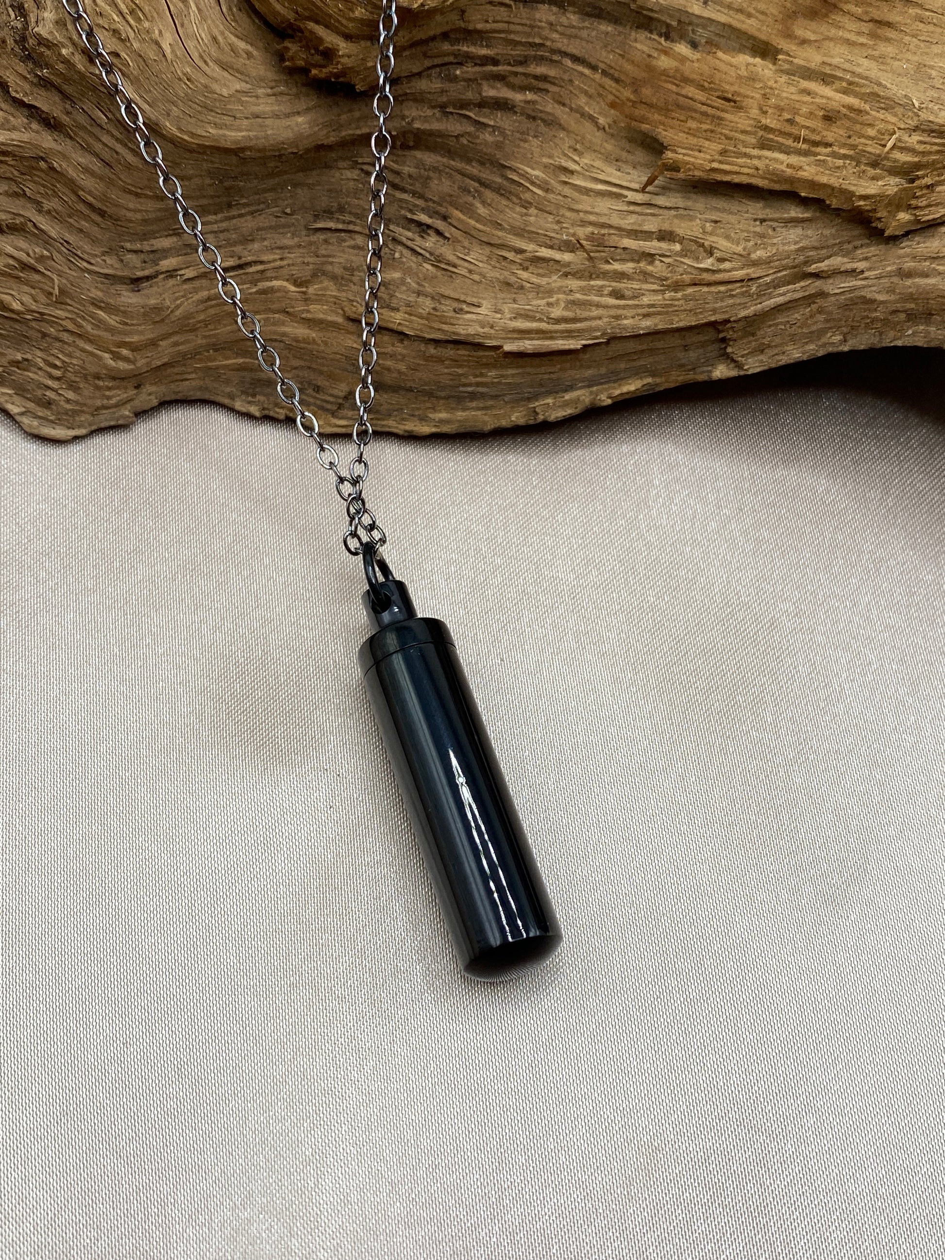 Black stainless steel 20' chain