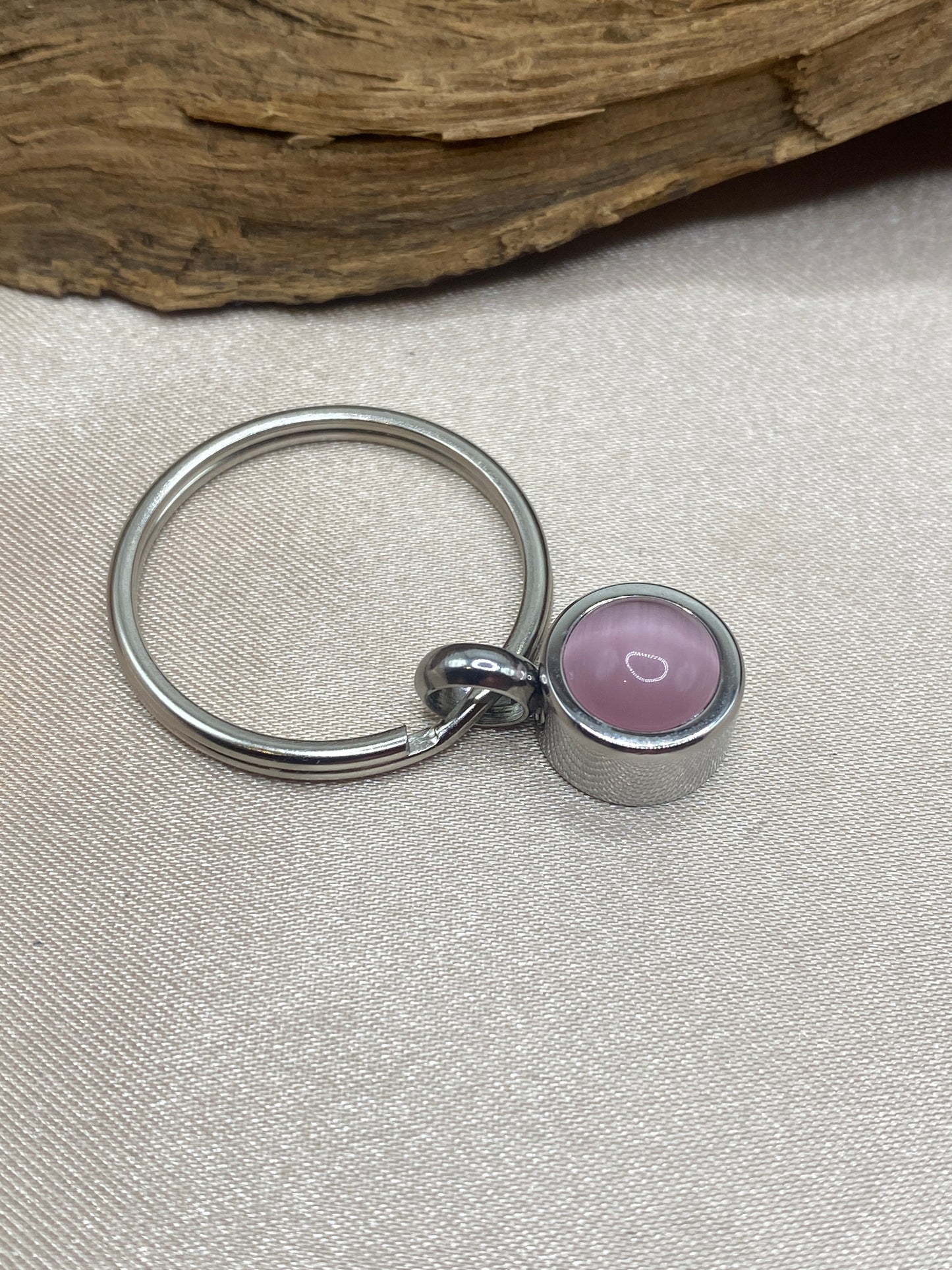 Pink Cremation Keychain for Ashes | Memorial Urn Keychain | Stainless Steel Ashes Holder Keepsake | Sympathy Gift for Loss of Loved One