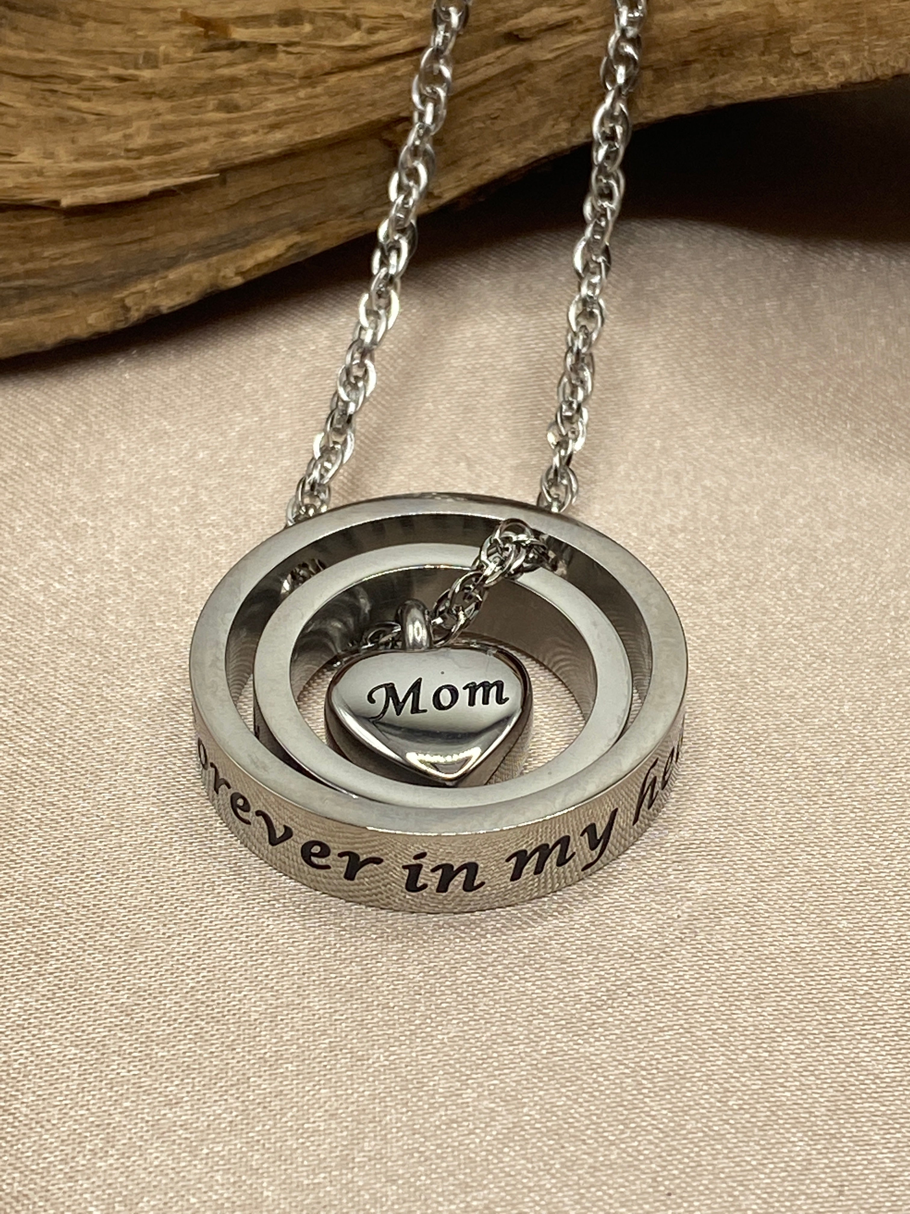 Daughter Angel Wing Urn Necklace for Ashes Mom Dad Grandma Cremation Jewelry  Keepsake Memorial Pendant, I Used to Be His/Her Angel Now He's/She's Mine |  Wish