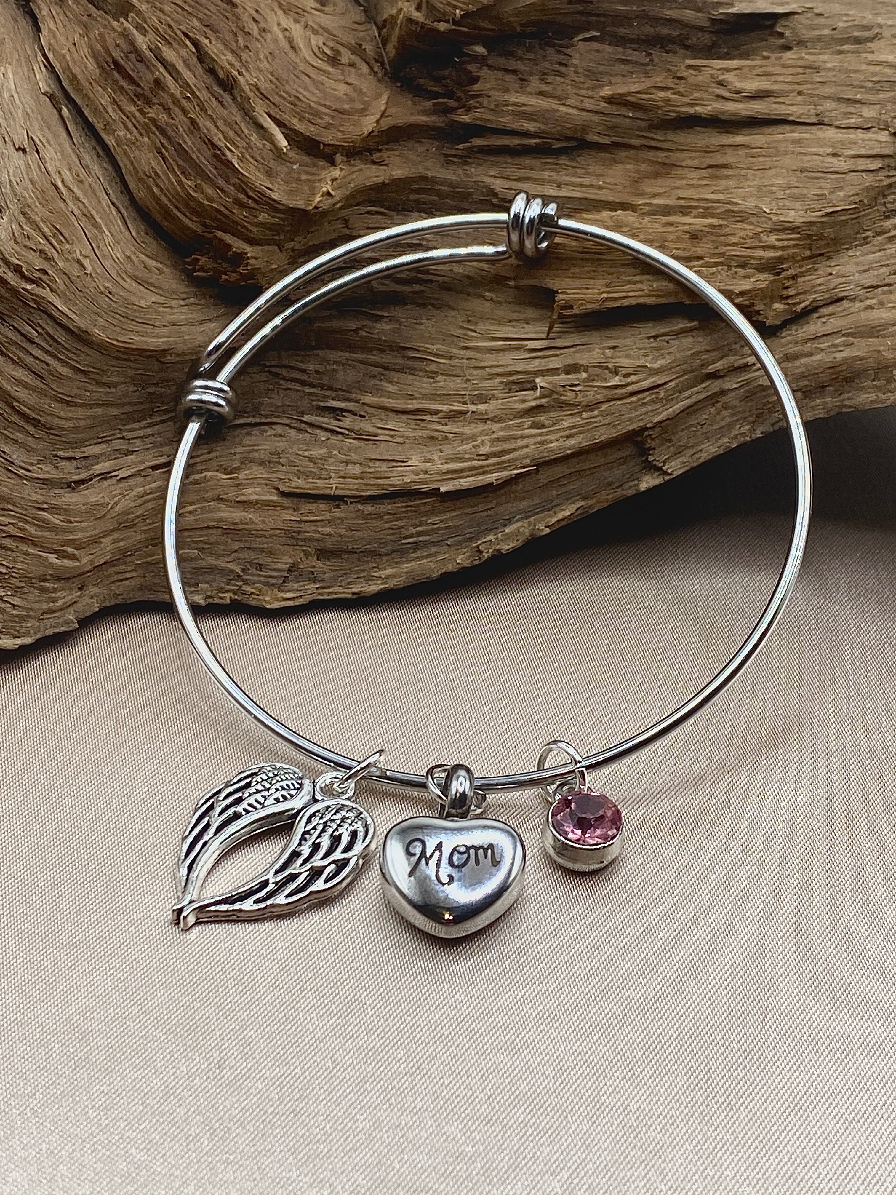 希少！！】 Personalized Urn Bracelet for Ashes with Heart Shaped Ashes Holder  Stainless Steel Cremation Urn Bracelet with Angel Wing Cross Engravable  Charms